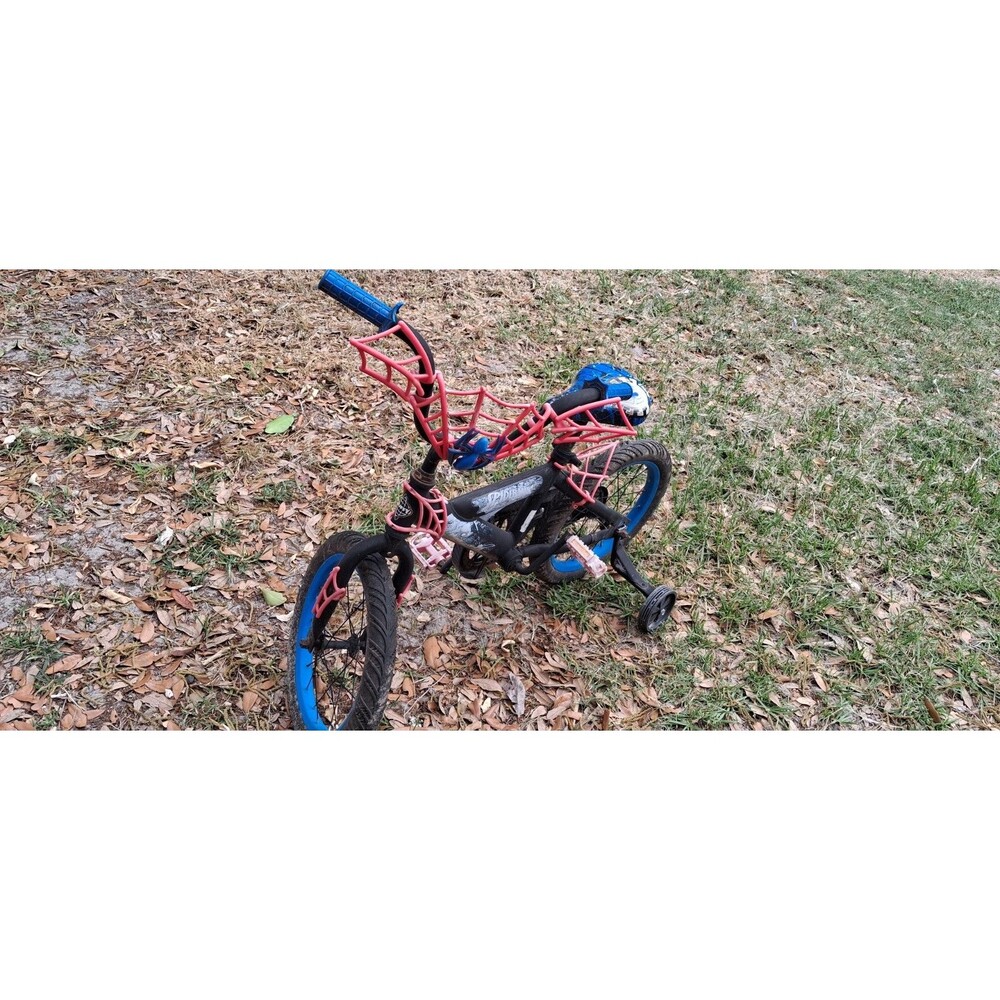 Huffy Marvel Spider-Man 12 inch Kids Bike - Black/Blue/Red (72169)